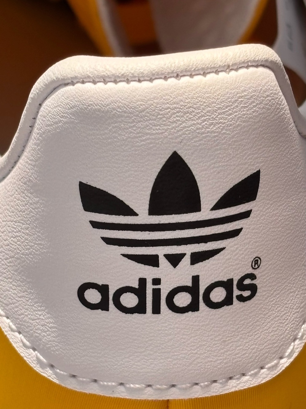 Adidas Gazelle Yellow White Gum Suede Men’s Size 12 New No Box - Picture 6 of 16